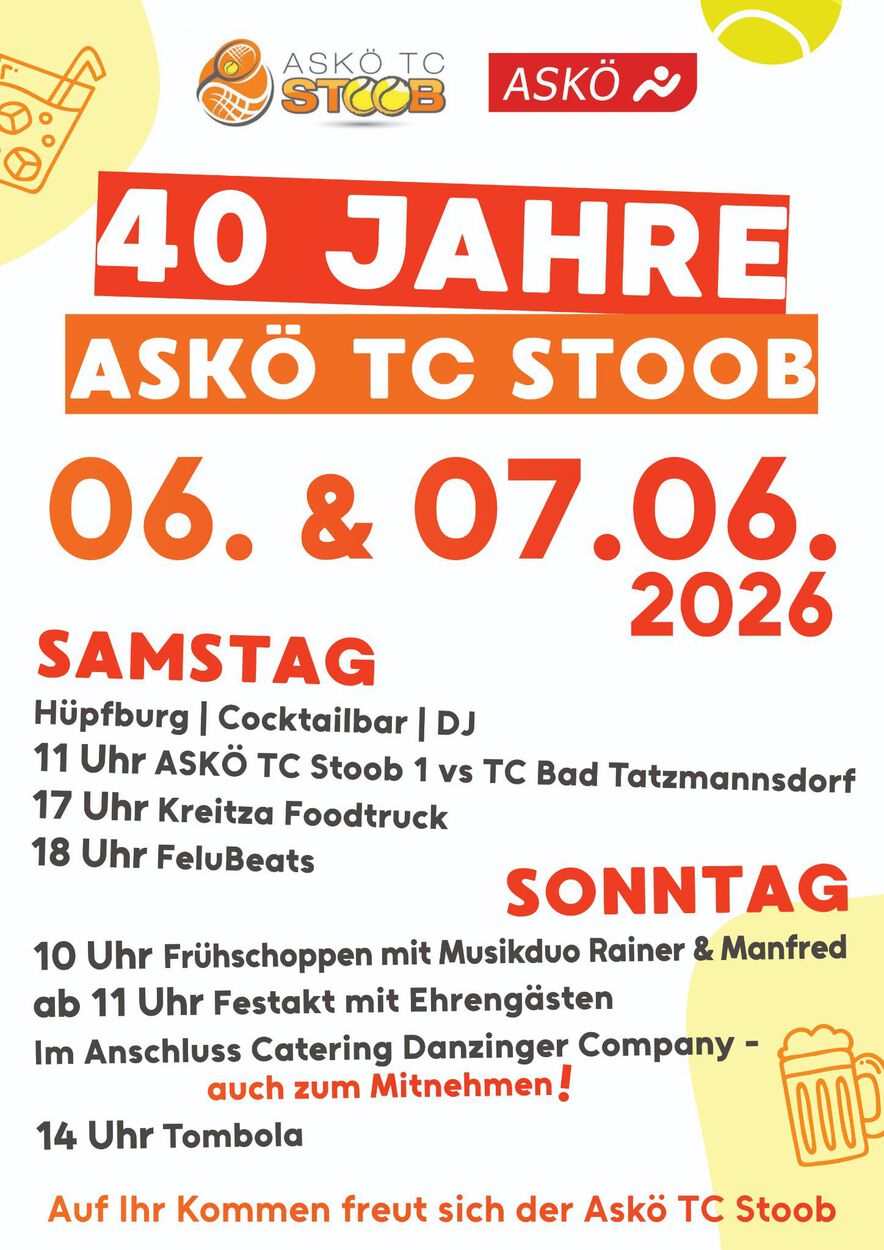 40 Jahre ASKÖ TC Stoob
